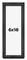 Panoramic Shadow Box 3/4" Depth Grey Picture Frame - UV Acrylic, Backing, Hanging Hardware